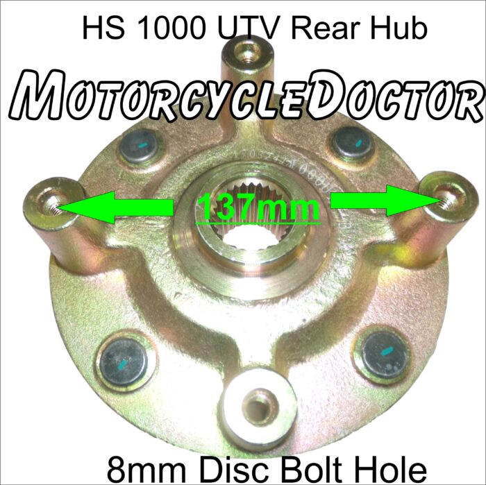 REAR HUB 1000 Mounting Wheel Bracket 12mm Studs - Image 2