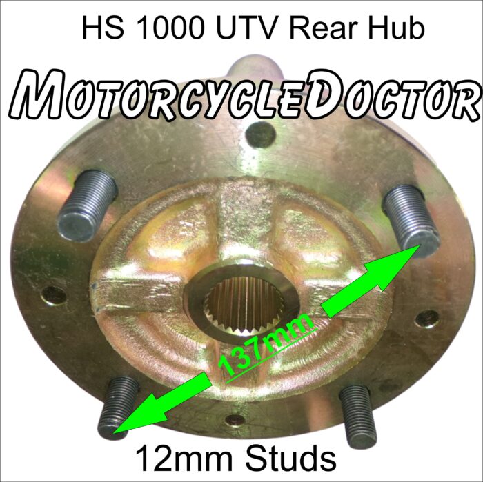 REAR HUB 1000 Mounting Wheel Bracket 12mm Studs