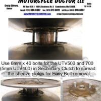 SECONDARY CLUTCH CVT Drive Clutch - Image 2