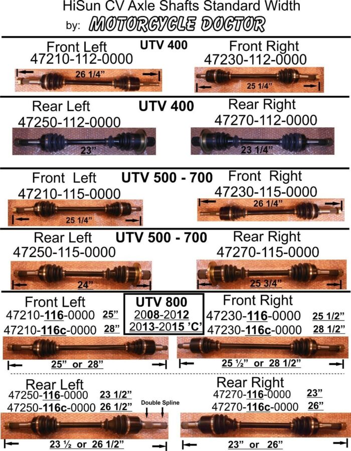 Front Left AXLE 800+4 - Image 2