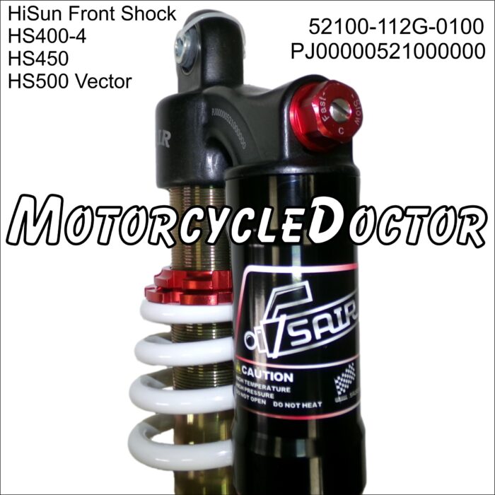 Front Shock HiSun UTV 400, 450, 500 Vector Nitrogen Air Bag - Image 2