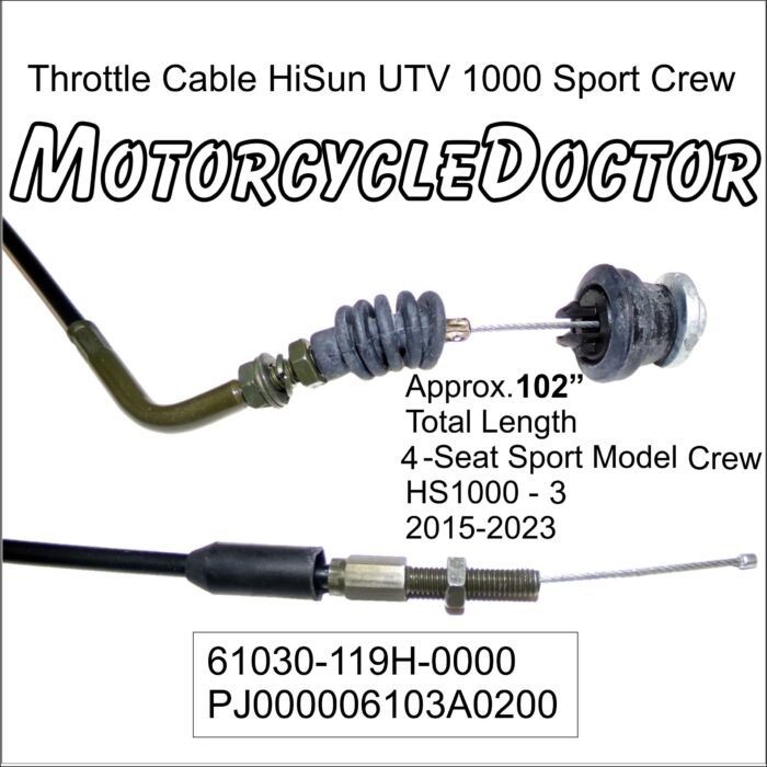 Throttle Cable HS 1000 Sport Crew 102"