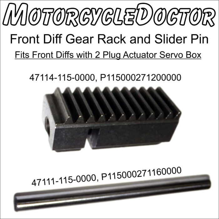 Gear Rack Front Diff Slider and Pin