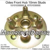ODES Front Hub 10mm Studs 800 1000 - Image 2