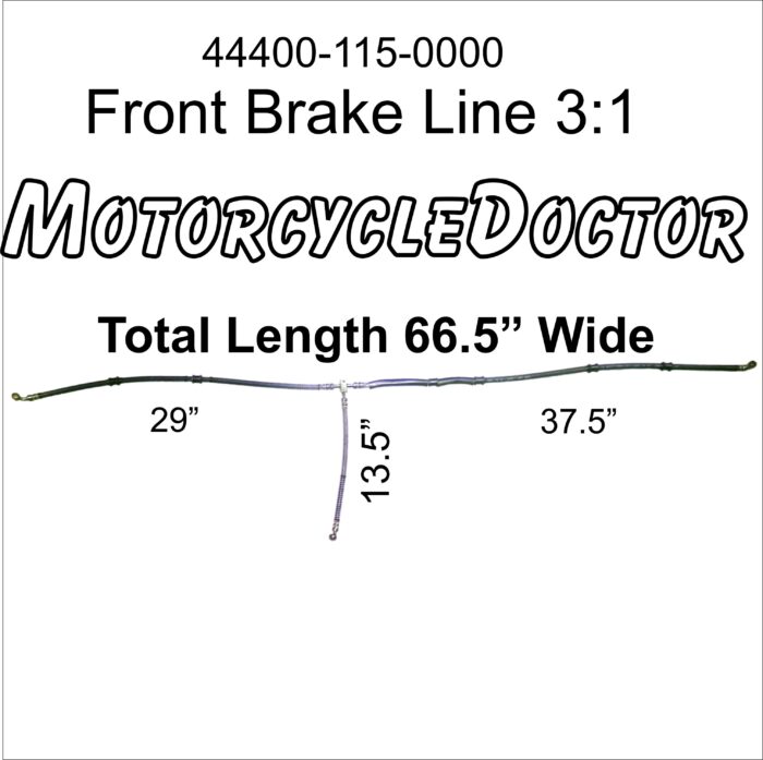 Front Brake Line 3:1 Bucket Seat - Image 2