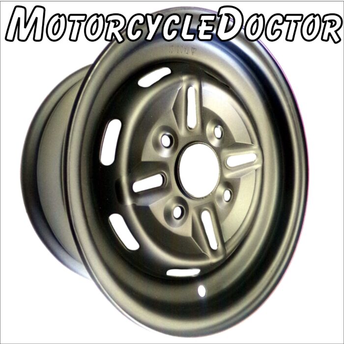 Rim Steel 12" Front Black