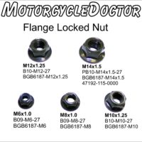 Nut Flanged M8 Locked Nut Hexagon - Image 2