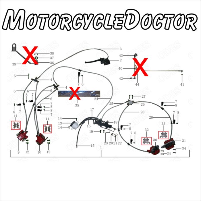 Misc. Special Order Odes ATV Brake System