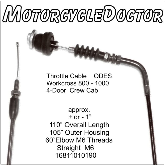 Throttle Cable Odes Workcross Crew 4 Door 110"