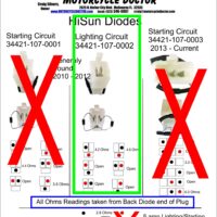 Diode Block Starting Lighting Circuit