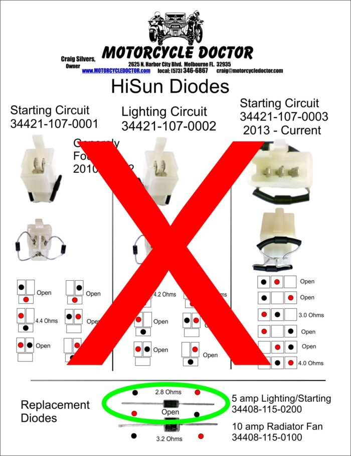 Diode 5 amp Replacement