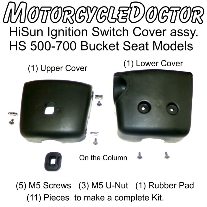 Ignition Switch Cover Kit Steering Column 2 Bucket Seat Models