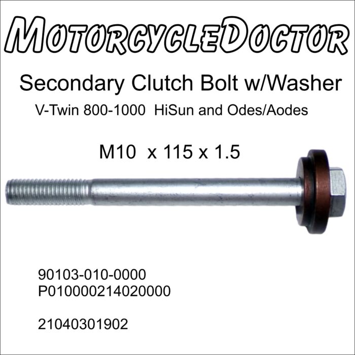 Bolt Secondary Driven Clutch M10